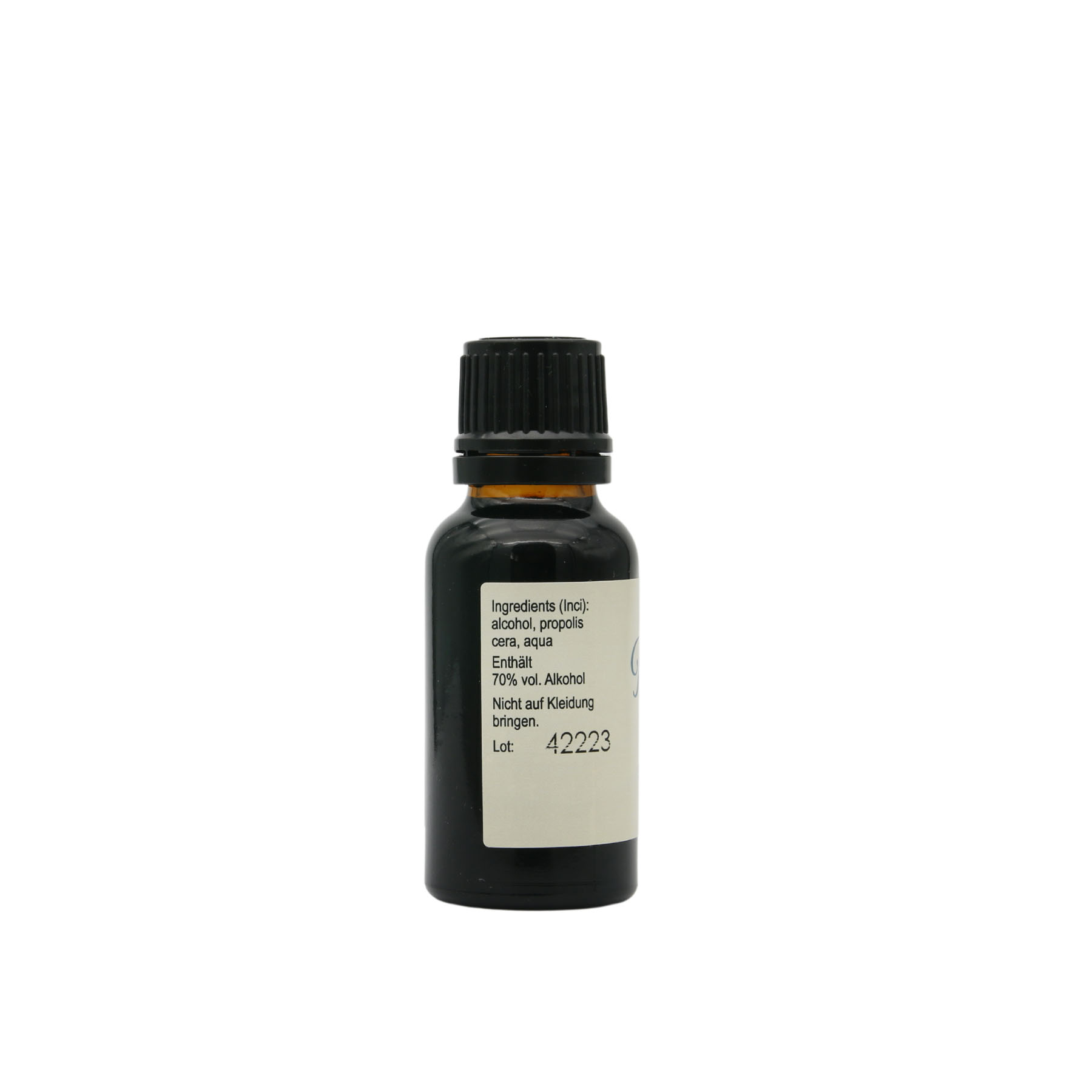 Propolis Auszug rechte Seite